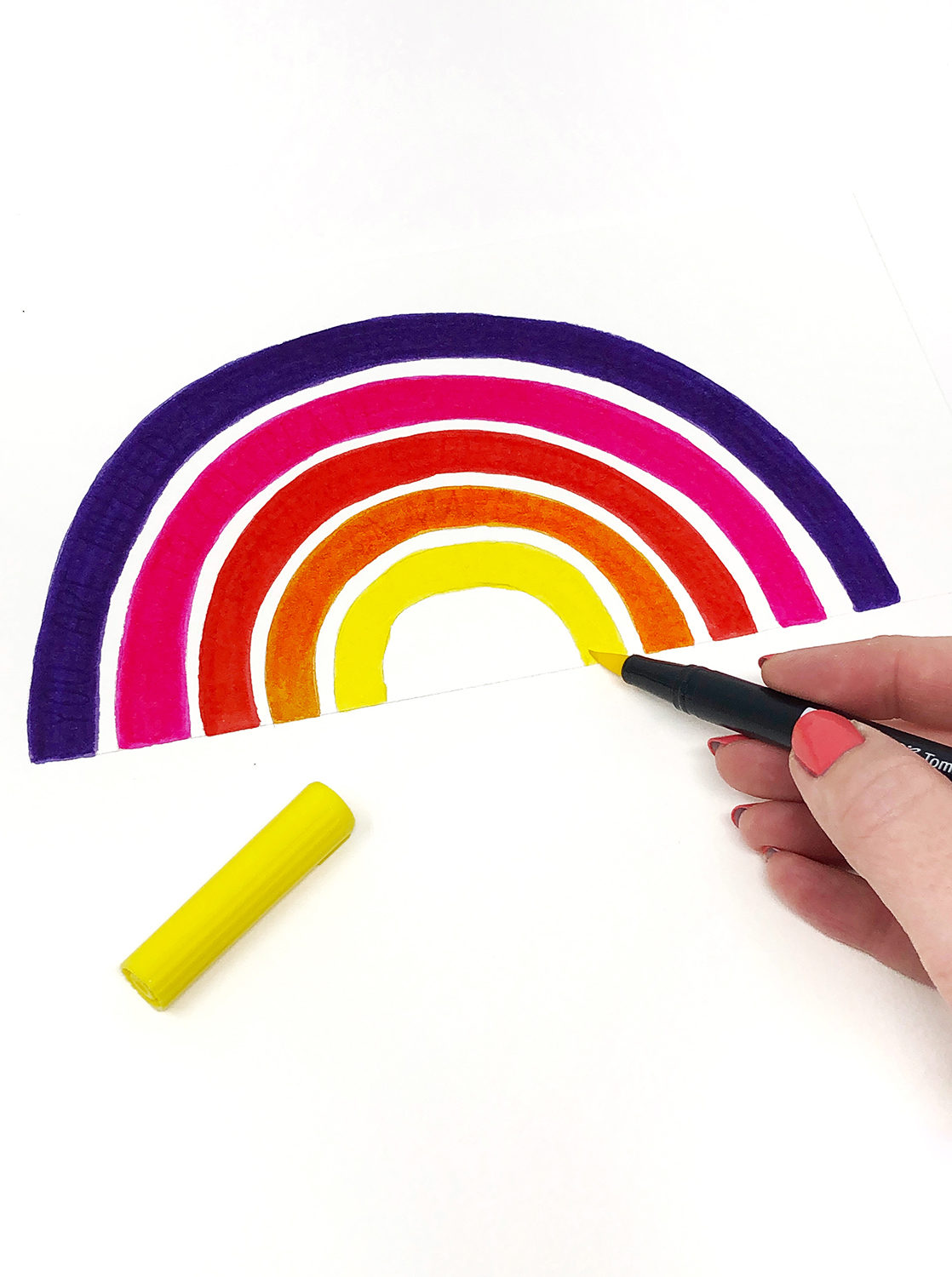 Invisible Ink Effect with Fudenosuke Colors by Jessica Mack on behalf of Tombow