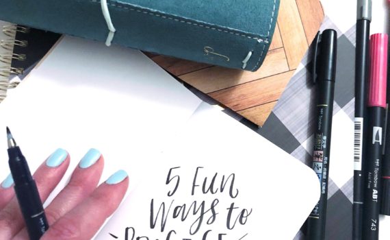 5 P's of Brush Calligraphy and Hand Lettering - Tombow USA Blog