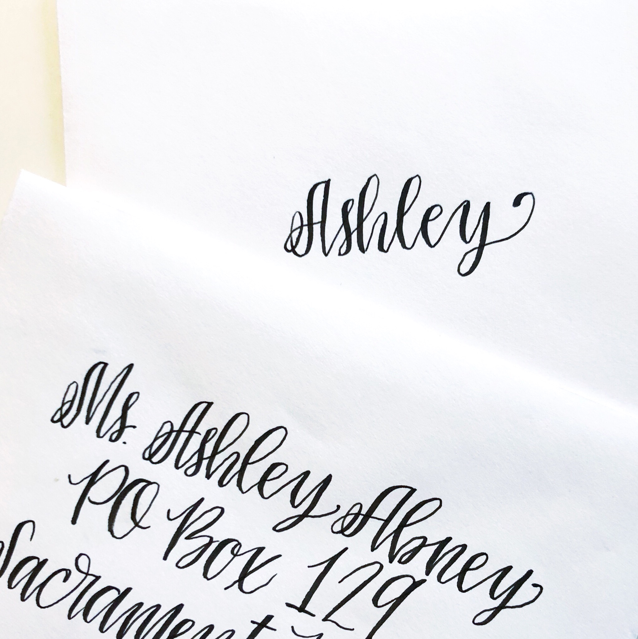 Lauren Fitzmaurice of @renmadecalligraphy takes you step by step through creating elegant wedding envelopes using brush calligraphy and lettering supplies from TombowUSA.com.