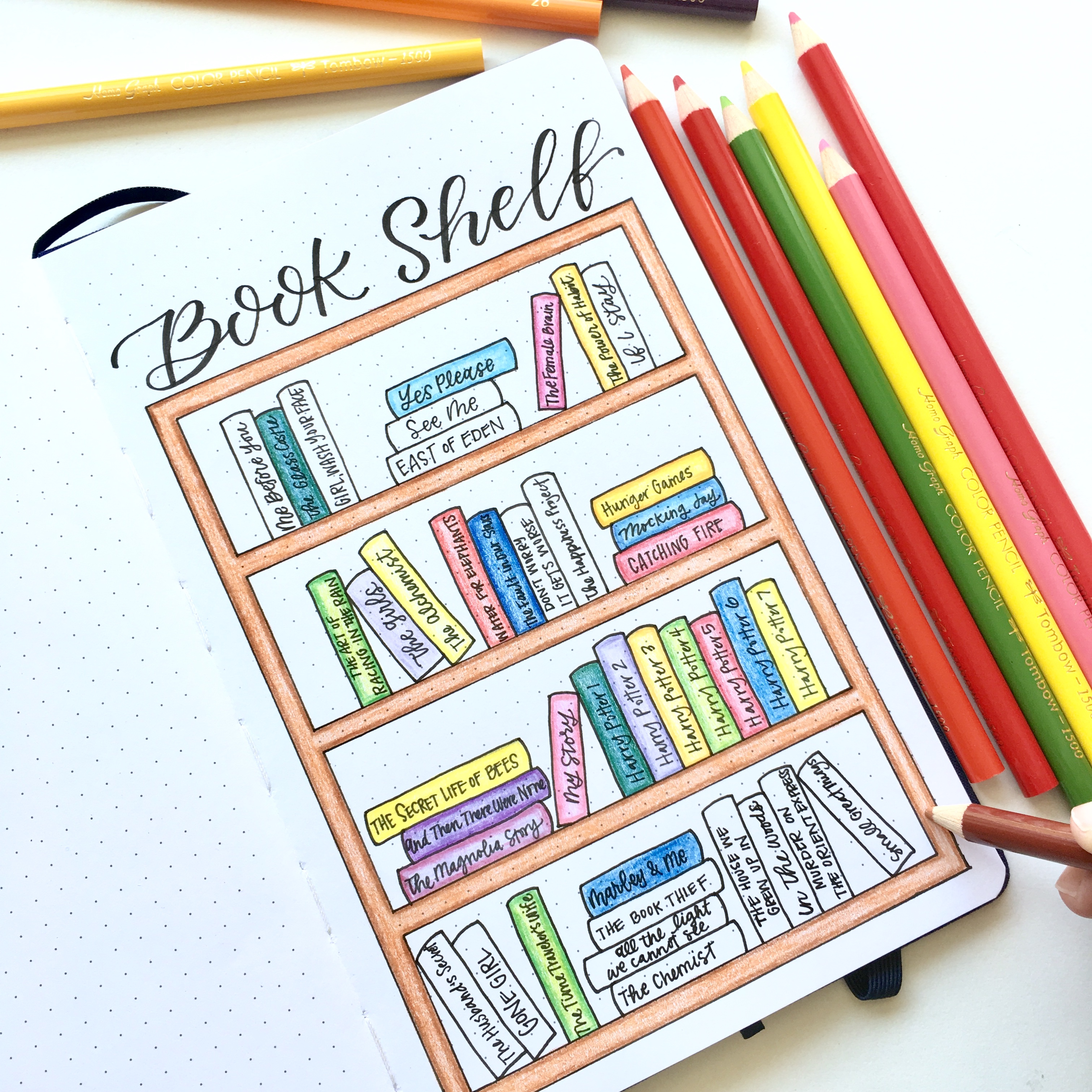 Make Your Own Book Tracker - Tombow USA Blog