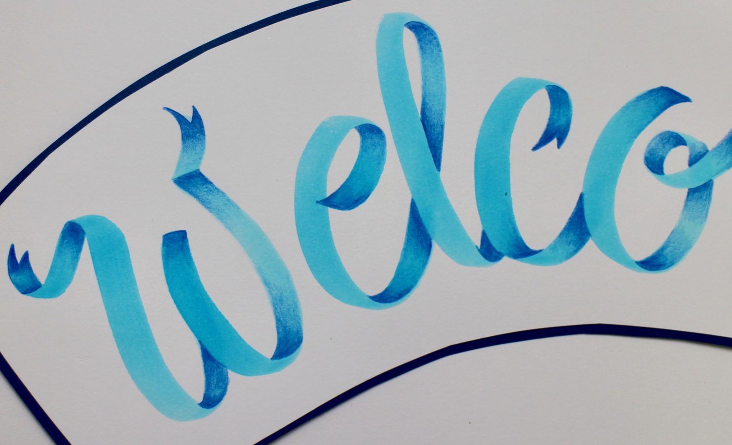 @mariebcreates #tombow #tombow2017dt Cut out the welcome sign