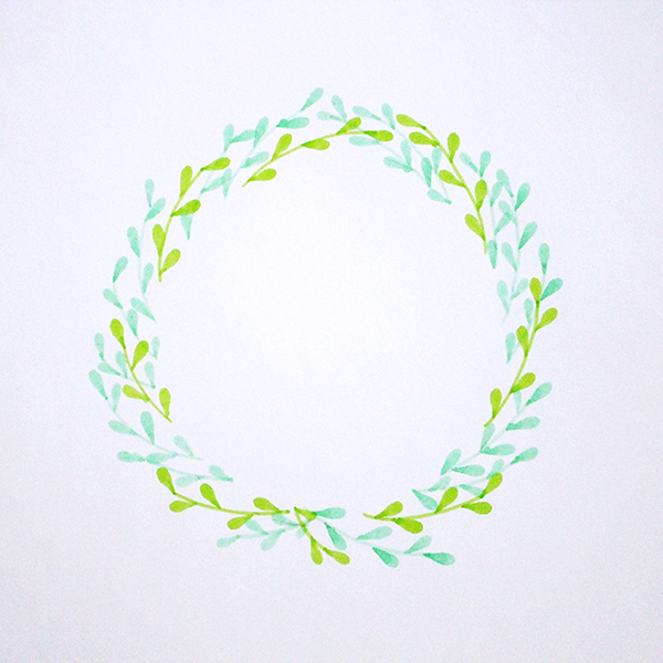 Learn how to make 3 easy wreaths to draw on your planner or journal using Tombow products! #tombow