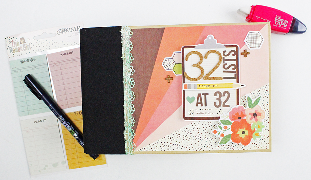 Document your life with 30 Days of Lists. See how you can put together a project like this! #tombow #30lists