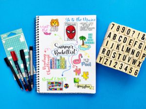 Use stickers, stamps and doodles to spice up your lists! #tombow