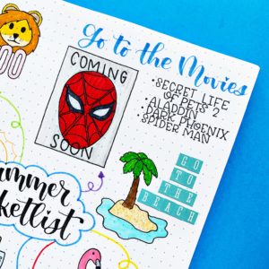 Use stickers, stamps and doodles to spice up your lists! #tombow