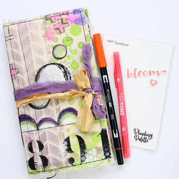 How To Art Journal with Scrapbook Supplies - Tombow USA Blog