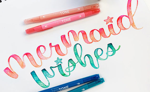 tombow lettering