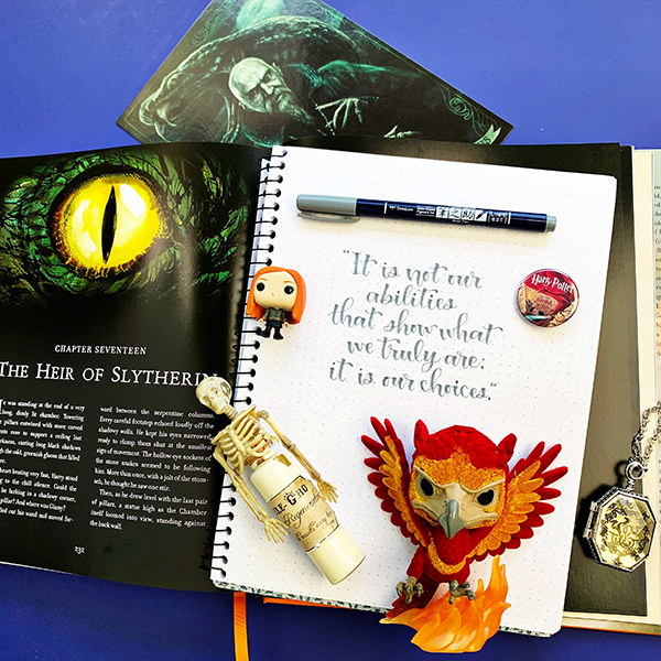 Harry Potter and the Basic Lettering Tips with Tombow USA! #tombow #harrypotter