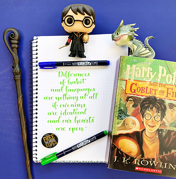 Harry Potter and the Basic Lettering Tips Tombow USA Blog