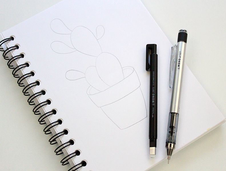 How To Draw A Cactus with Irojiten Colored Pencils - Tombow USA Blog