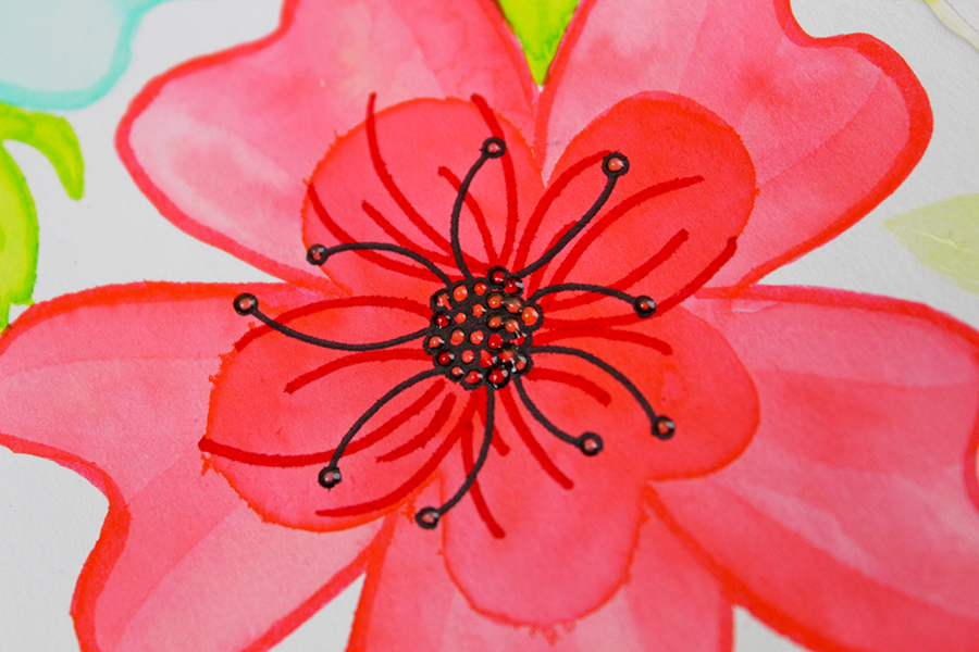 Poppy Flower Tutorial With MONO Drawing Pens - Tombow USA Blog