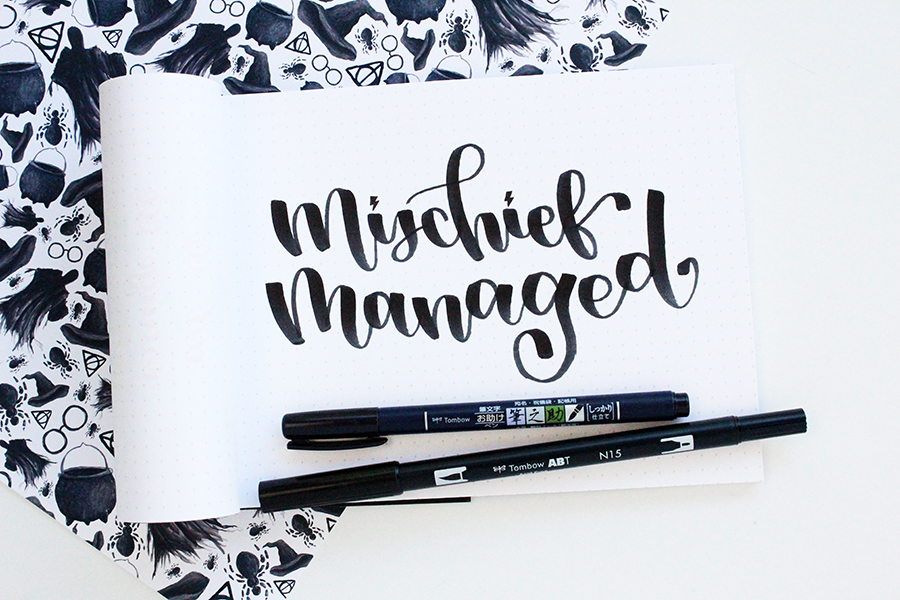 Mischief Managed!: A Gold Foiled Home Decor Tutorial Using Tombow Products and Scary Harry by PopFizzPaper #harrypotter #mischiefmanaged #tombow