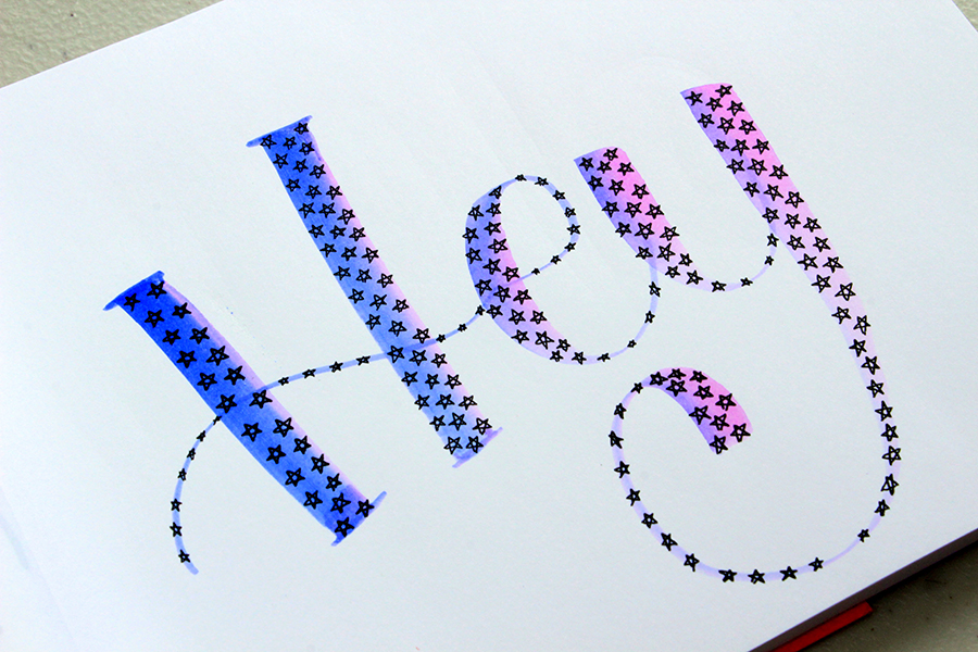 Introducing the NEW Tombow MONO Drawing Pens! Check out how to create lettering patterns using the NEW Product on the block! Post by @jenniegarcian