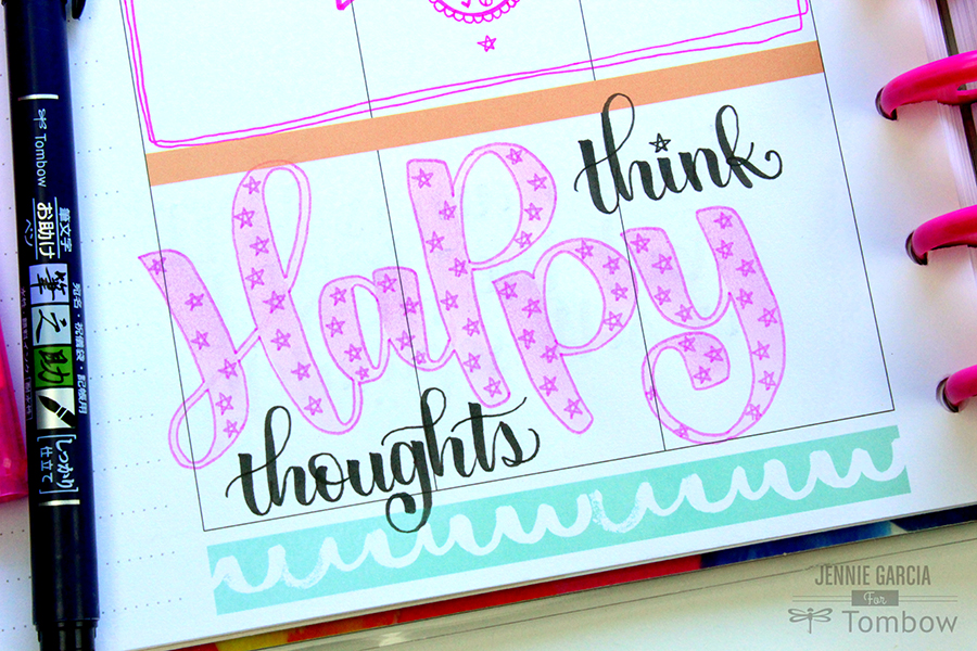 The NEW Tombow TwinTones are about to rock your planning world! Check out this post by @jenniegarcian to see a few doodling tips for your planner!