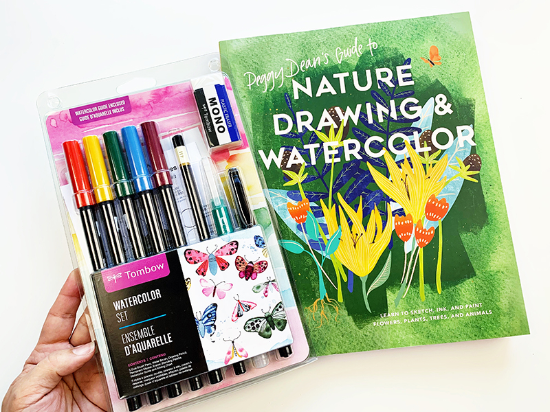 Do you need a new hobby? Try watercoloring with the Tombow Watercolor Set! #tombow 