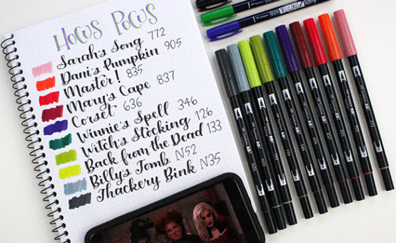 Tombow, Rotuladores Lettering