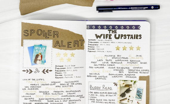 How to Set Up a Book Journal by Jessica Mack on behalf of Tombow
