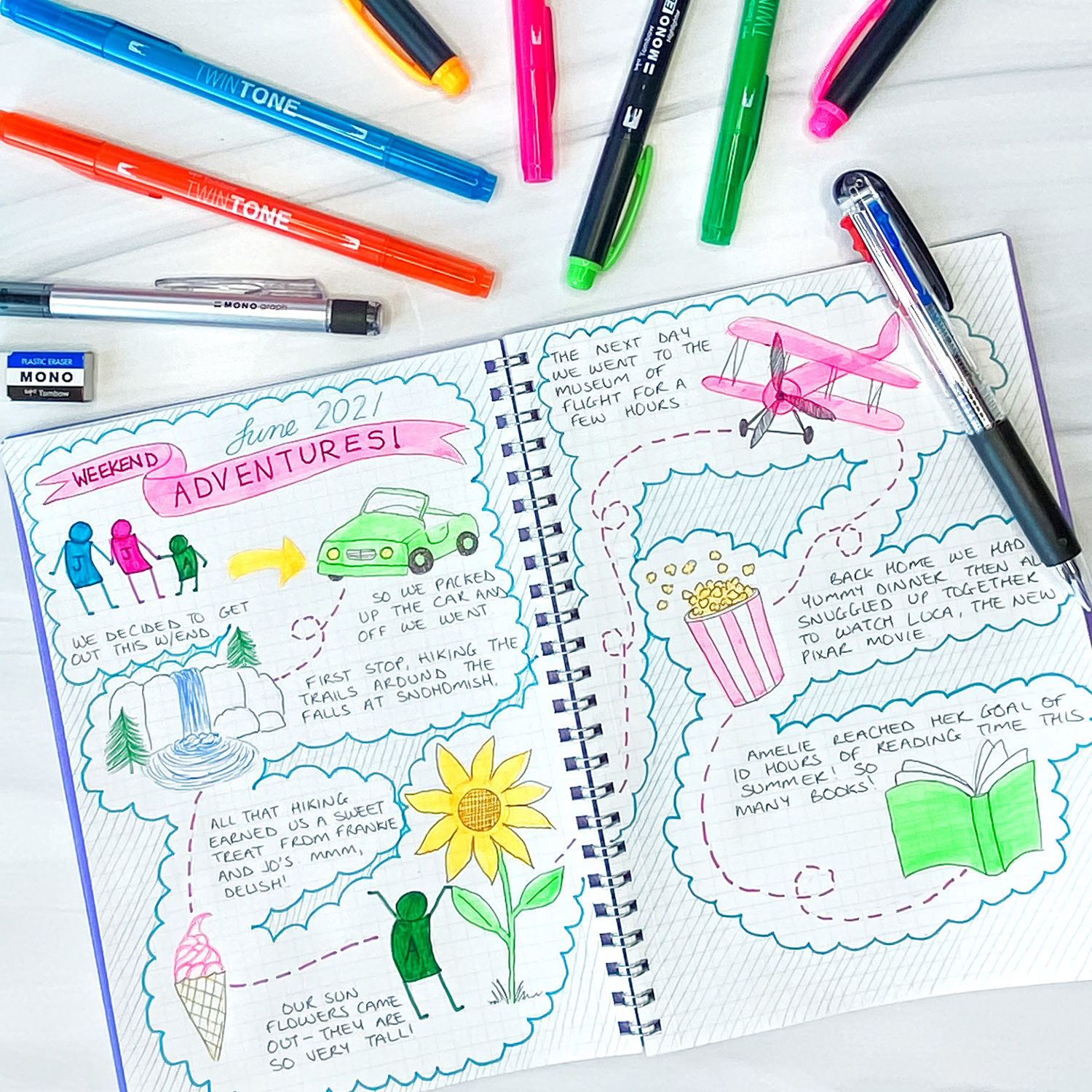 15 Ways to Journal by Jessica Mack on behalf of Tombow