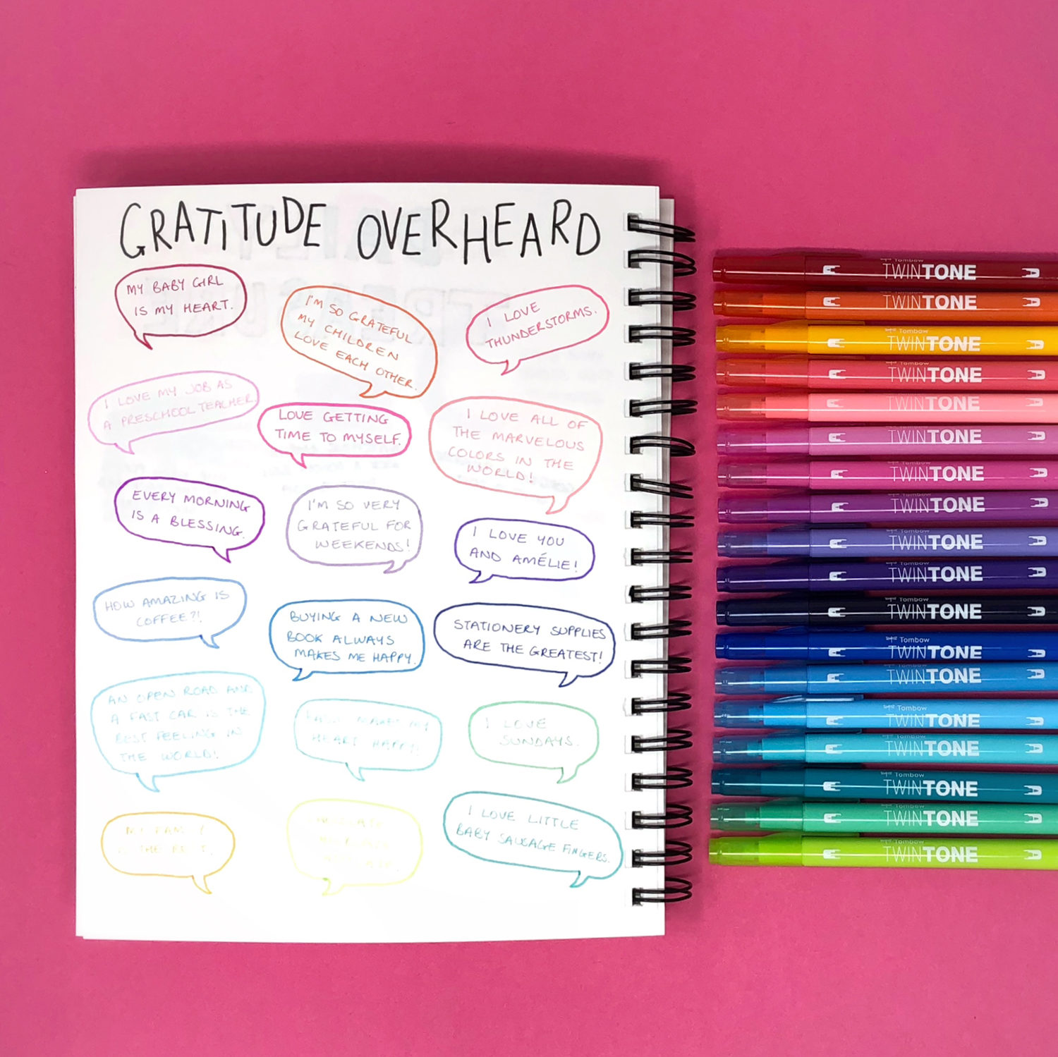 Gratitude Journalling Three Ways by Jessica Mack on behalf of Tombow