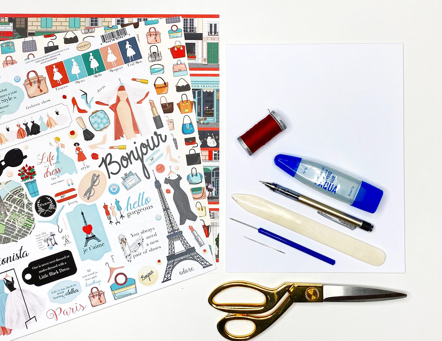 Make Your Own Notebook Using Scrapbook Paper by Jessica Mack on behalf of Tombow