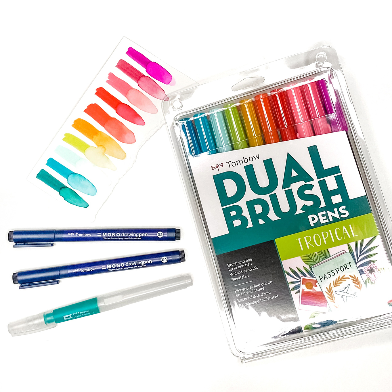 Watercolor Using Dual Brush Pens - Tombow USA Blog