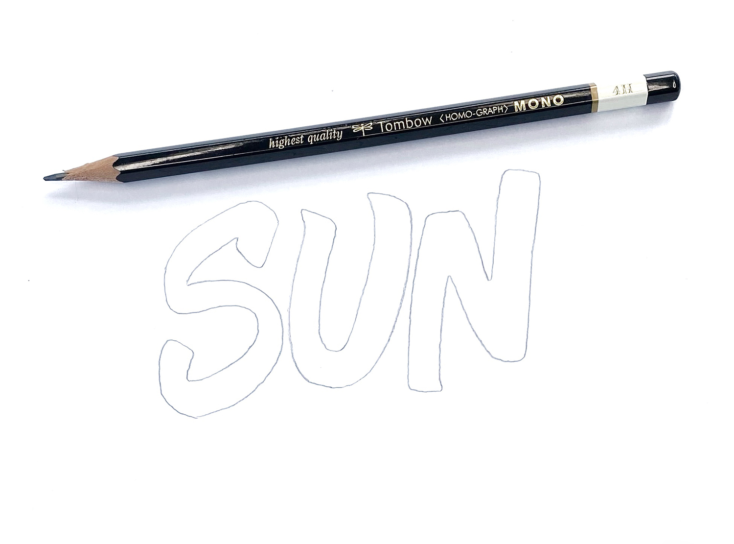 MONO J Graphite Drawing Pencil Set, 6-Pack