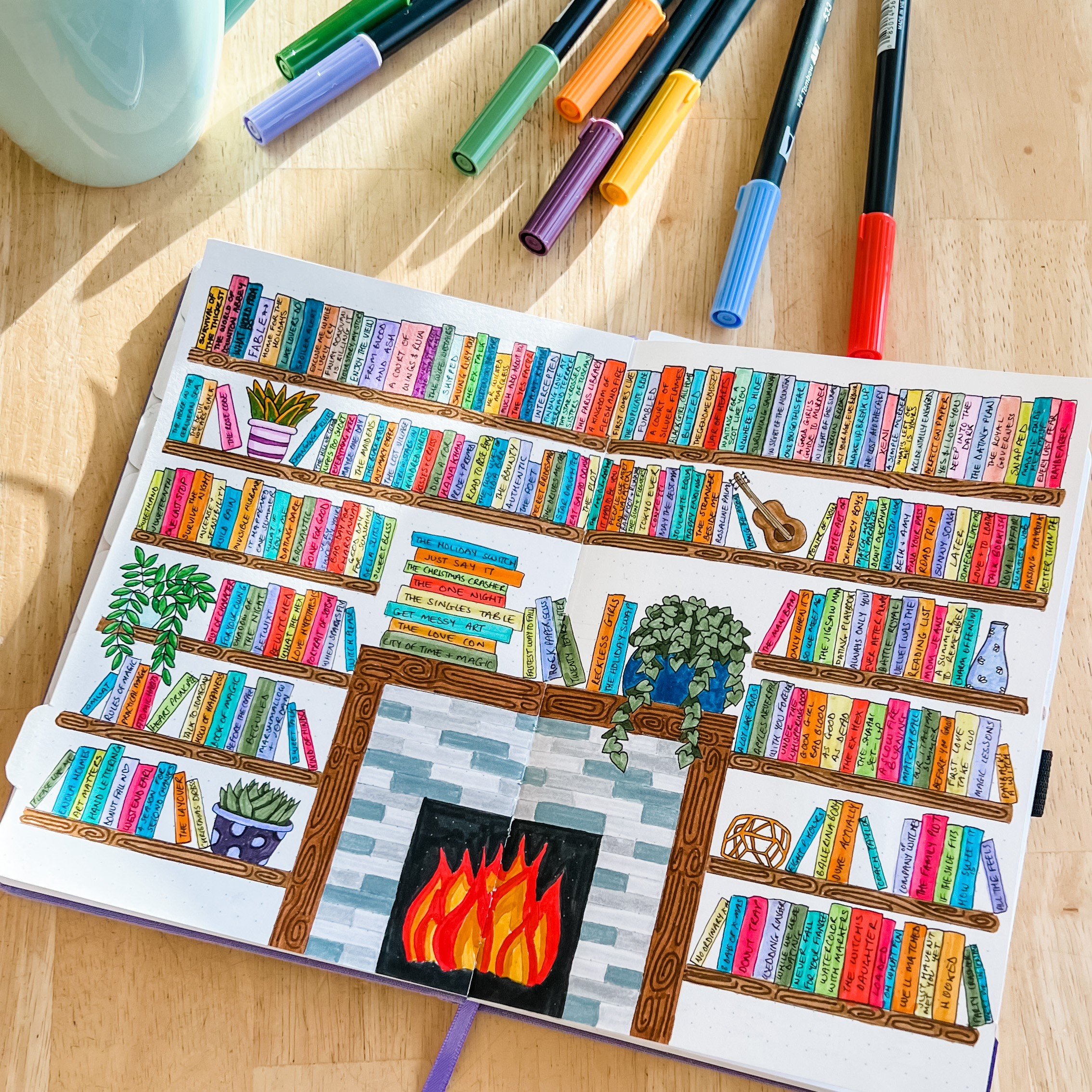 Make Your Own Book Tracker - Tombow USA Blog