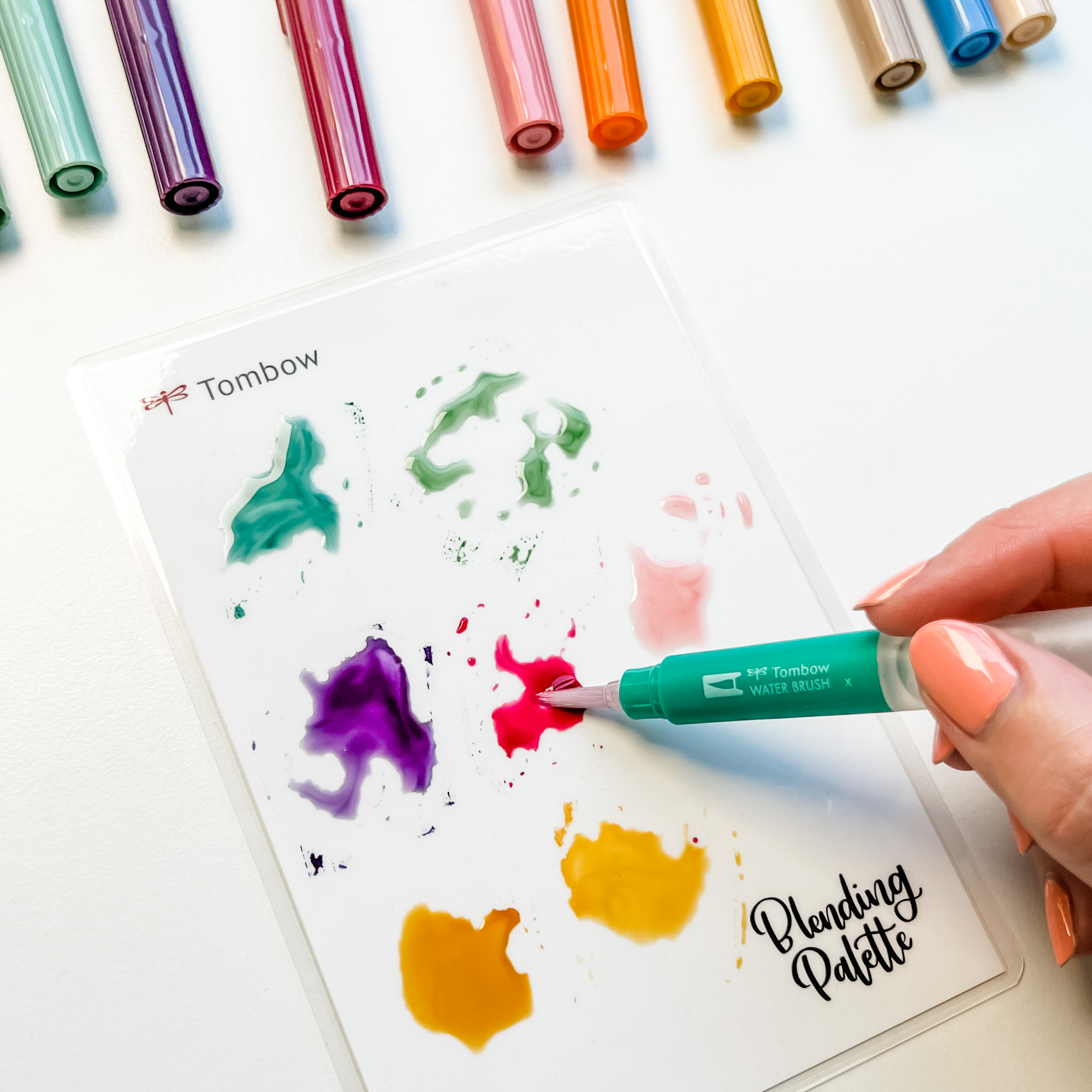 Blending Dual Brush Pens with Water - Tombow USA Blog