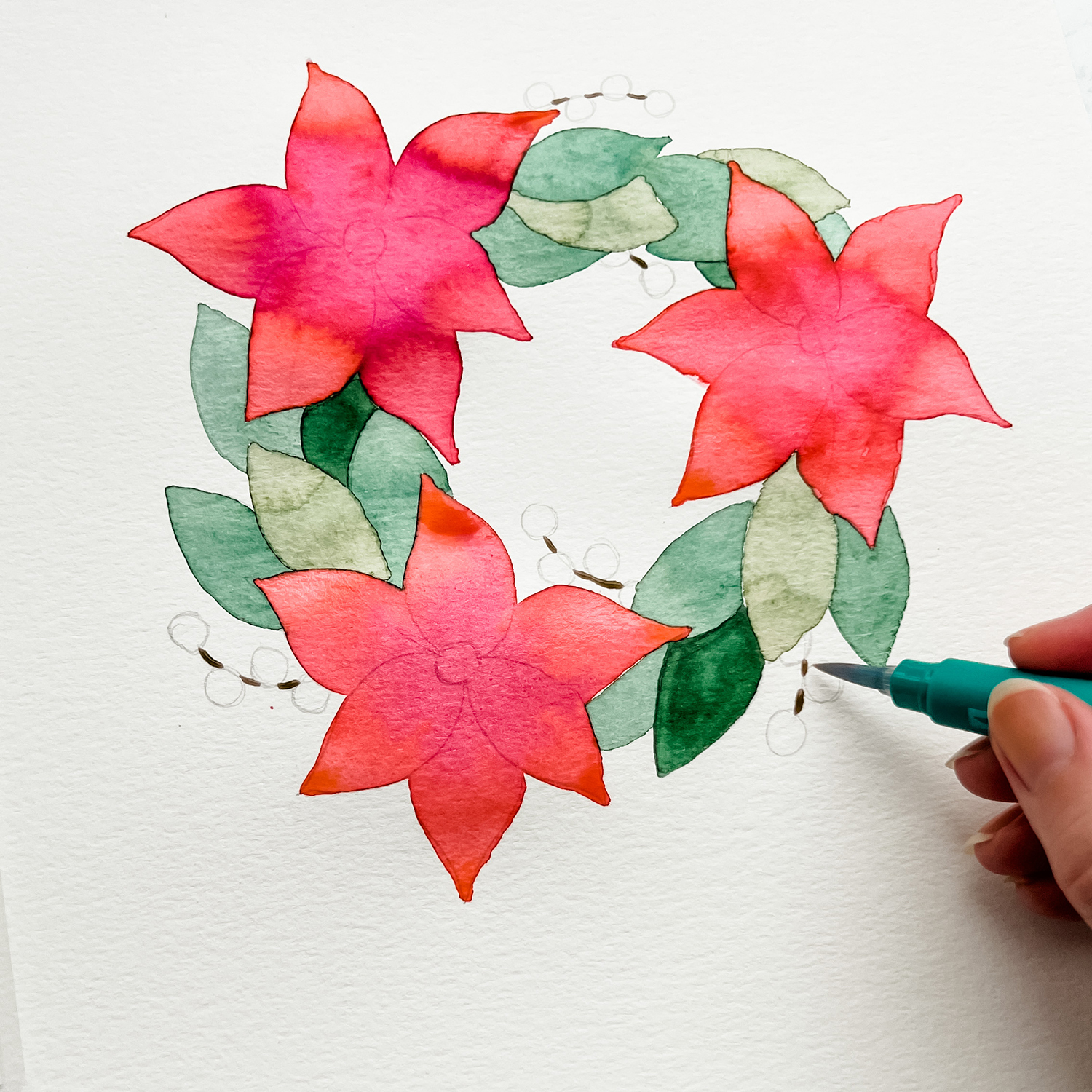 How to Use Watercolor Markers in Paper Crafting