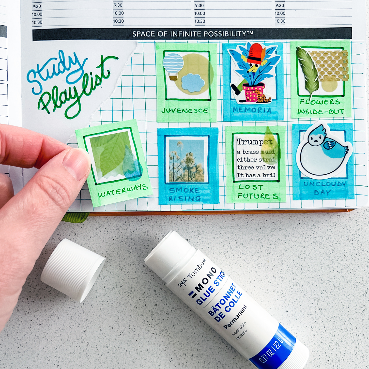 DIY Planner Supplies 5 Ways with Cricut Explore Air 2 - Tombow USA Blog