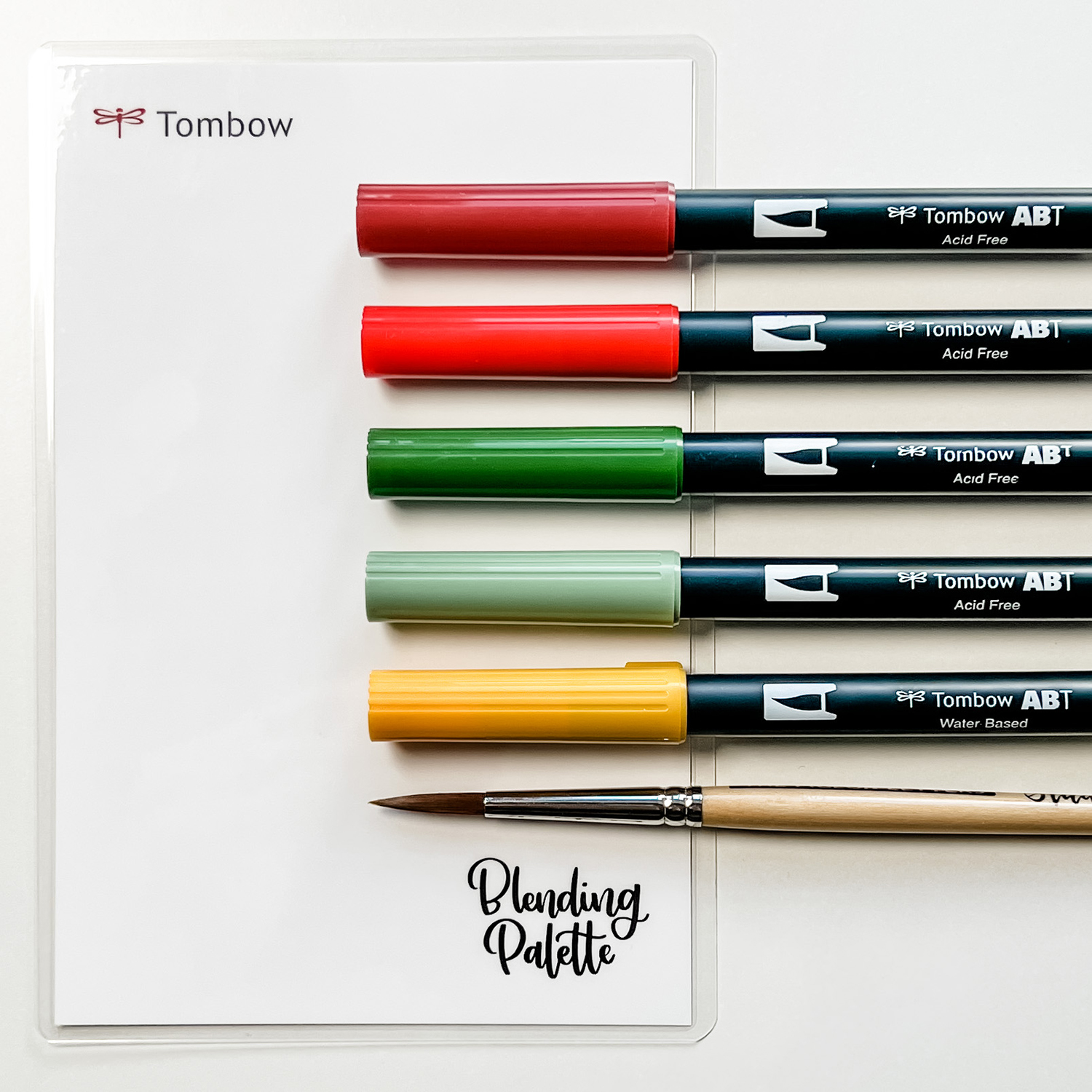 Tombow Brush Lettering Tutorial: How to Blend Tombow Markers