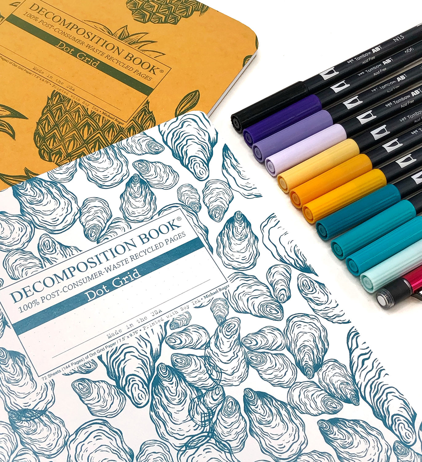 Adult Coloring Book Gift Set, USA Made, Recyclable