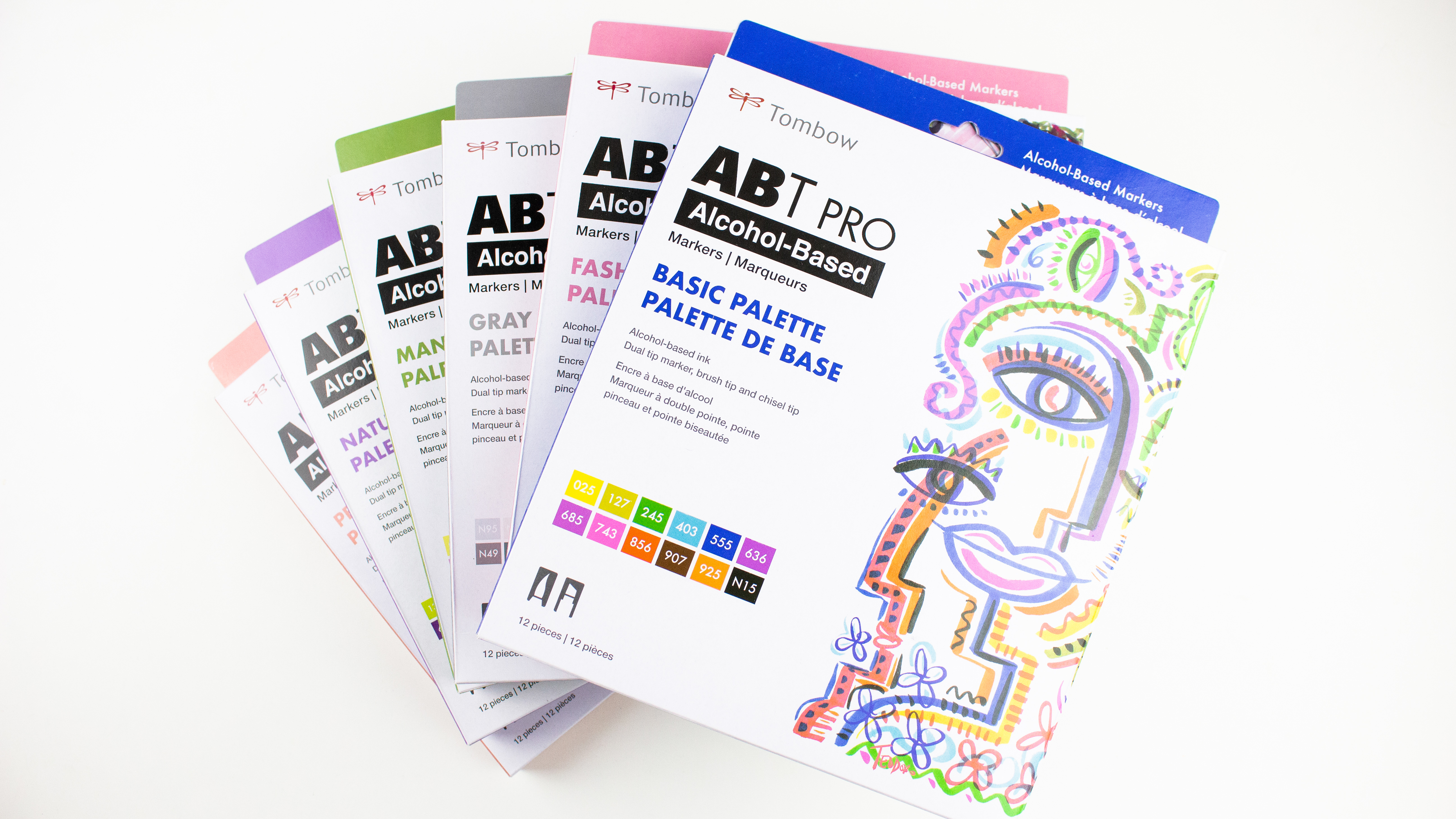 ABT PRO Alcohol-Based Markers 12-Pack Manga Palette - Tombow USA Blog