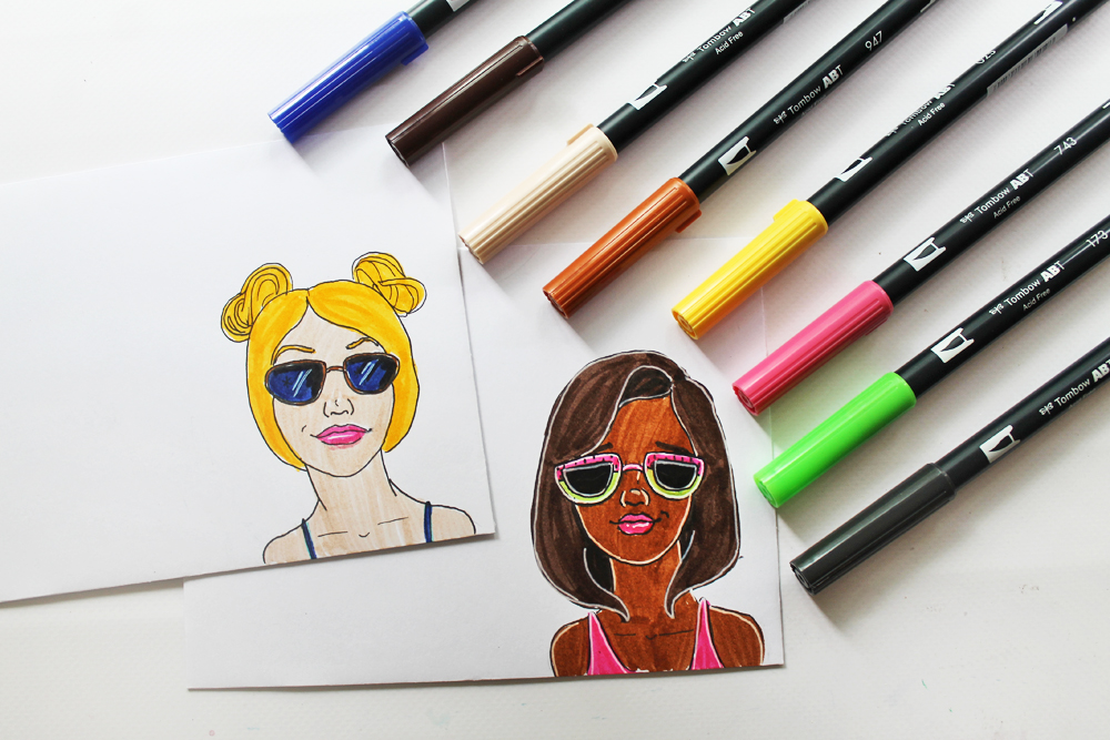 How to cheap draw cool sunglasses