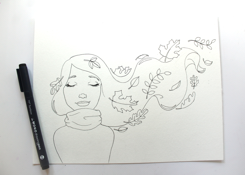 How to Draw Fall Leaves with @studiokatie & @tombowusa