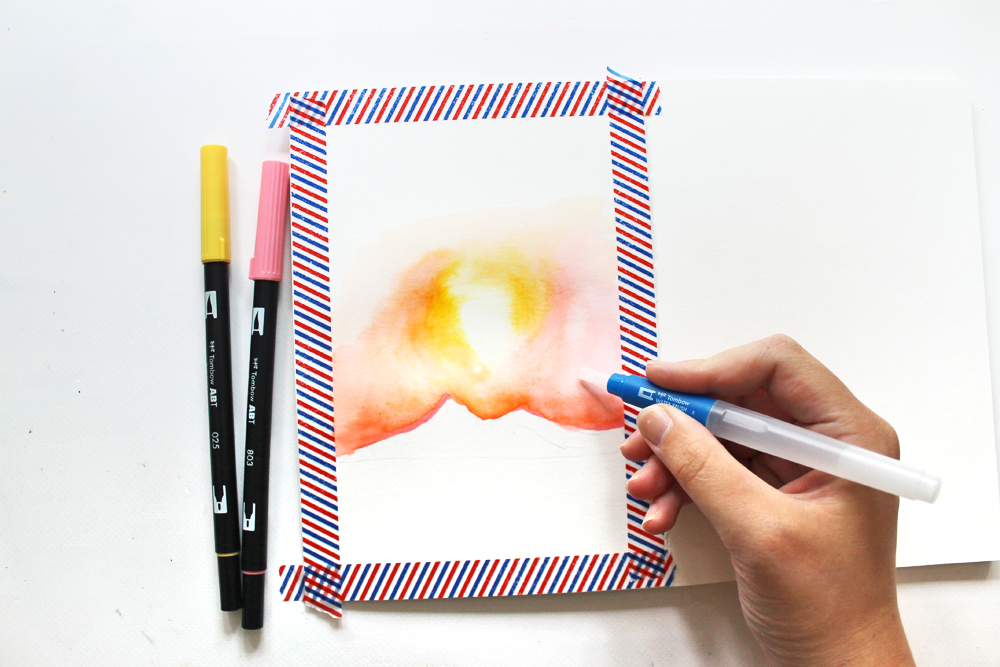 How to Paint like Bob Ross using Dual Brush Pens! tutorial by @studiokatie for @tombowusa