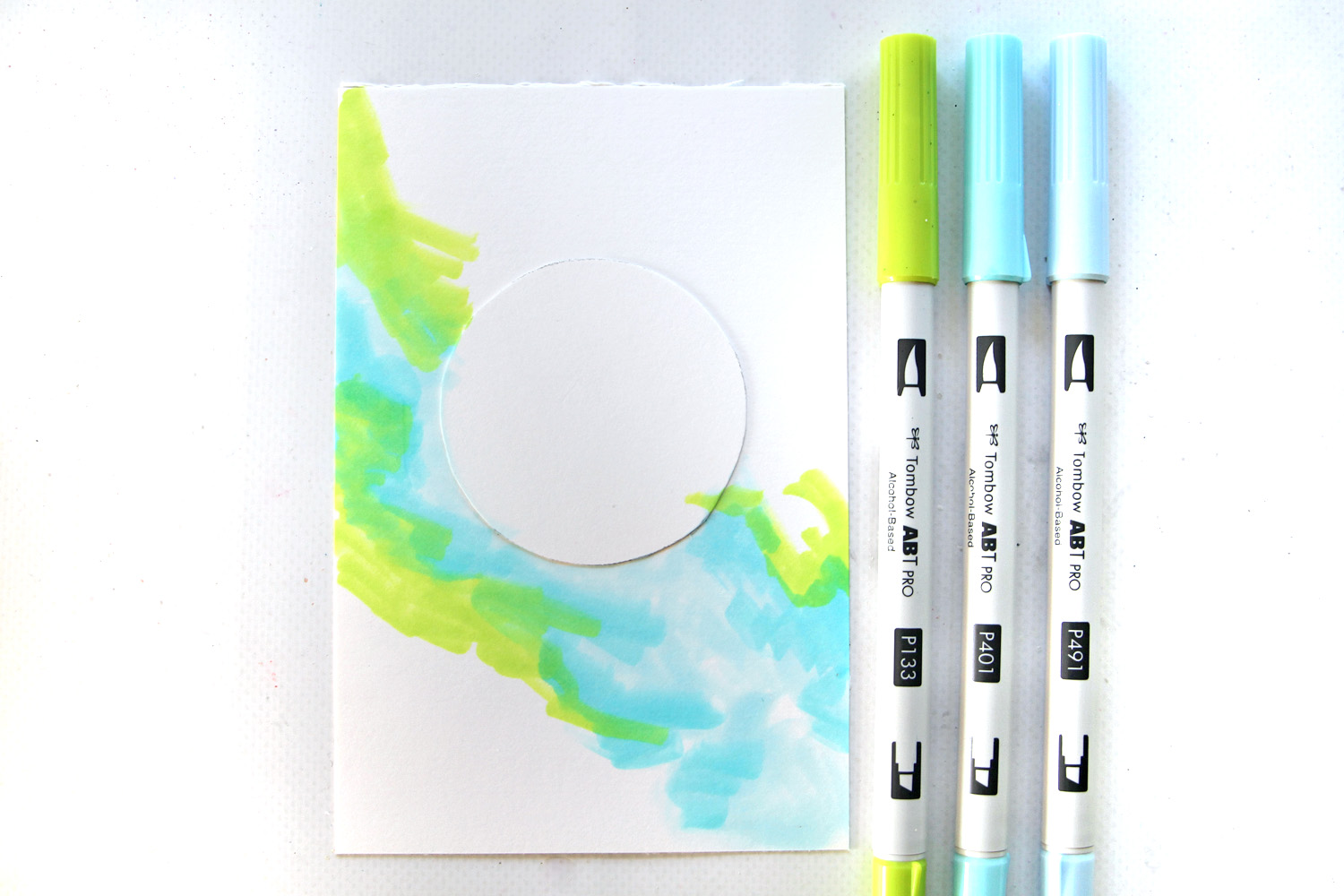 Galaxy Background Tutorial with Alcohol Based Markers - Anna Grunduls Design