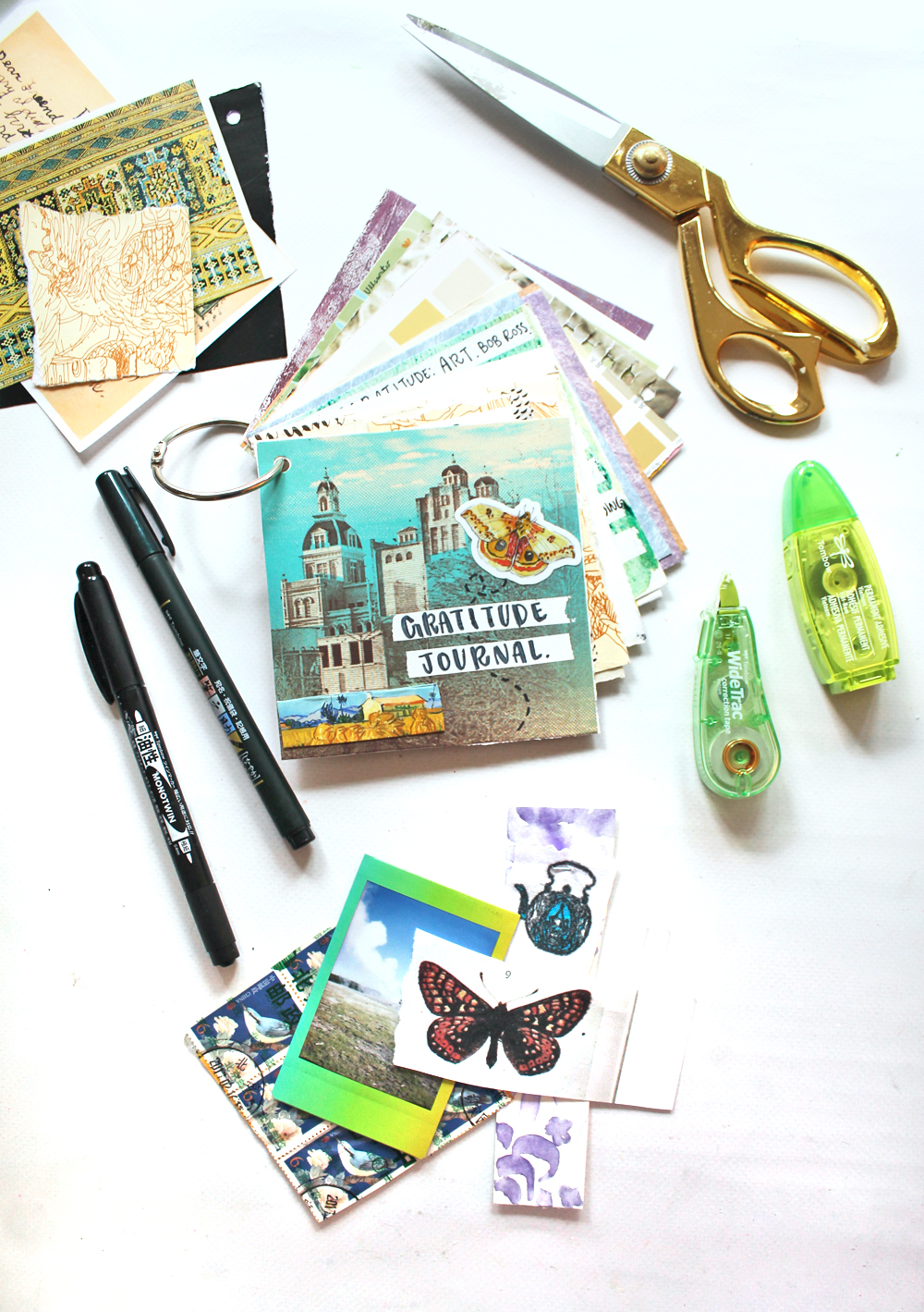 How to Make a Mini Art Journal from Scratch - Tombow USA Blog