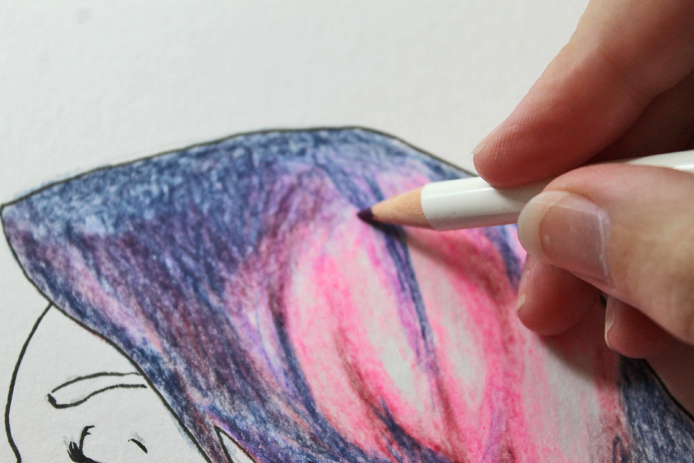 How to Draw a Galaxy  Coloured Pencil Tutorial 