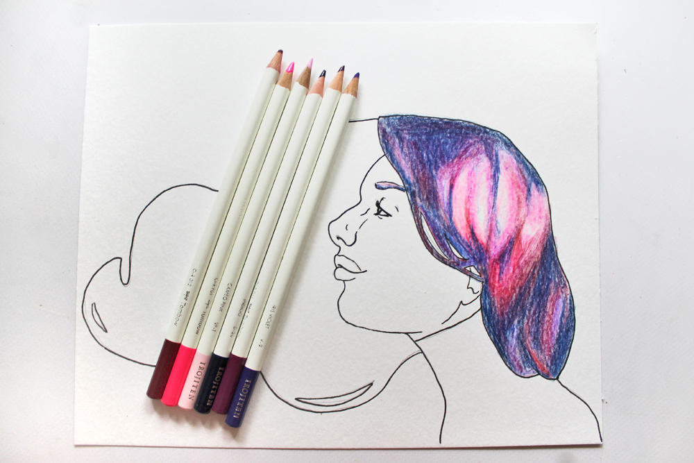 how to make paint out of colored pencils