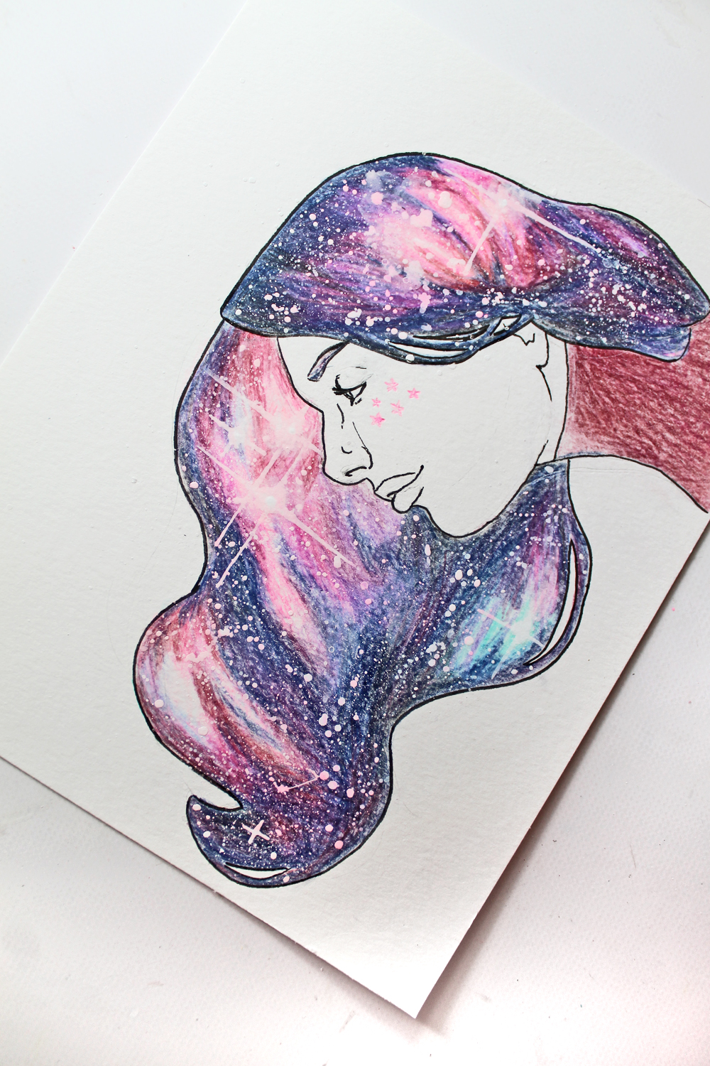 Learn how to create a Colored Pencil Galaxy using this tutorial by @studiokatie using @TombowUSA Irojiten Colored Pencils! #tombowusa #coloredpencil #tutorial