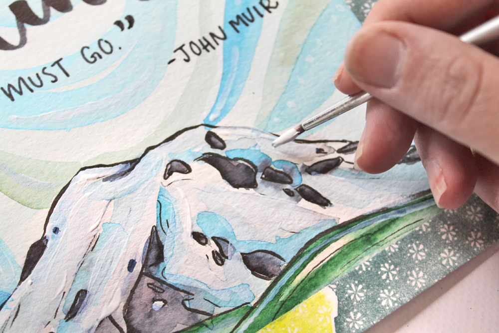 Learn how to create a piece of Mountain Inspired Art using Tombow's Landscape Dual Brush Pen Set and this tutorial by @studiokatie on the @tombowusa blog. #tombowusa #mountains #mountainart