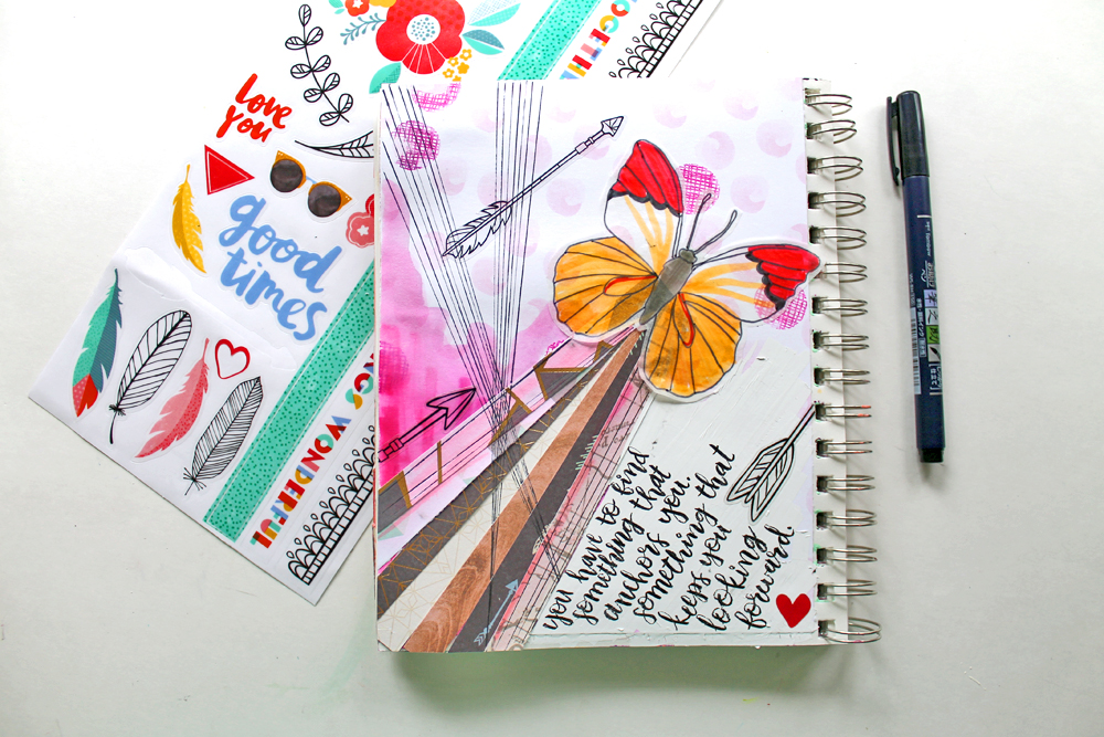 Scrapbook, Art and Journaling Page Ideas