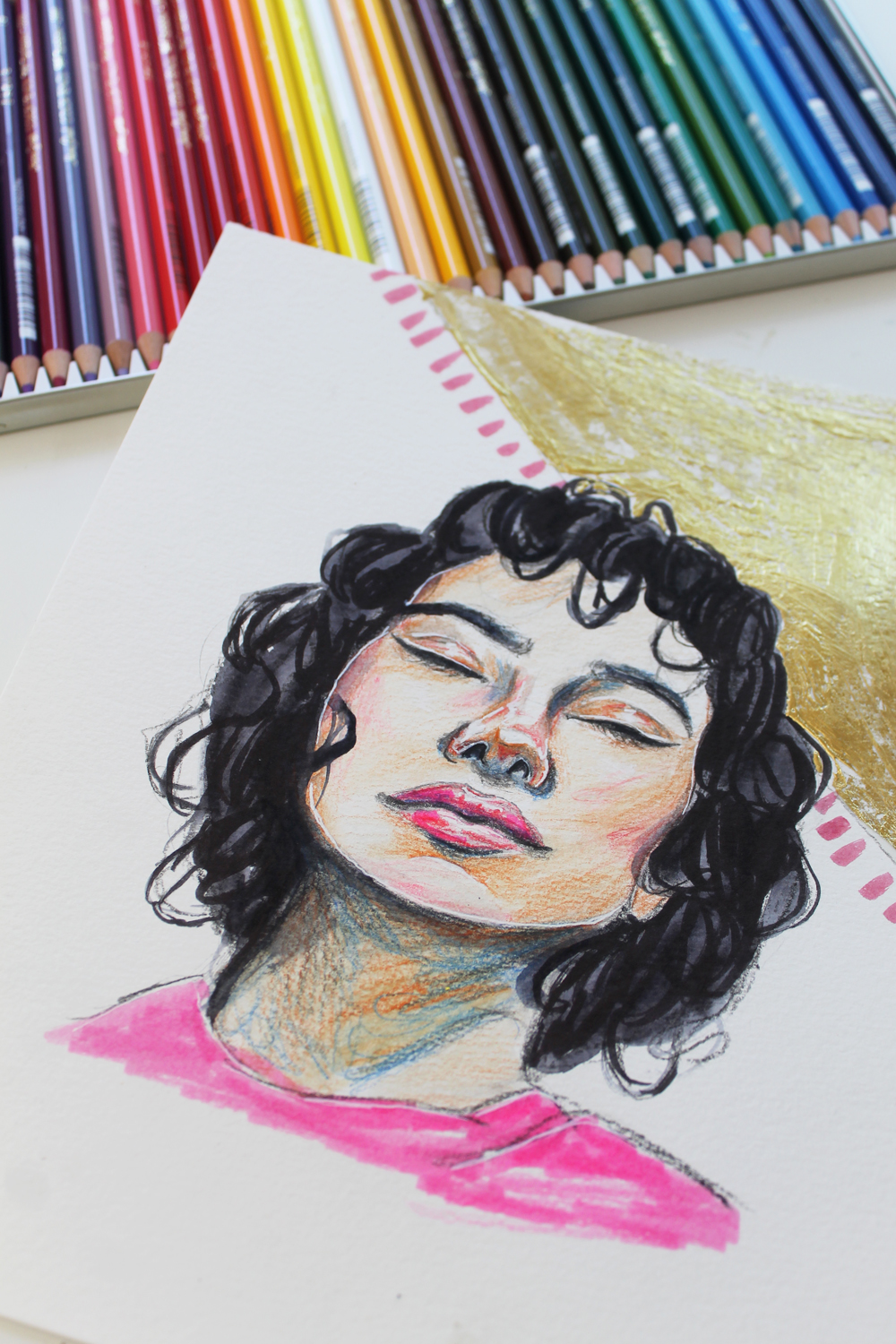 How I use colored pencils for sketching