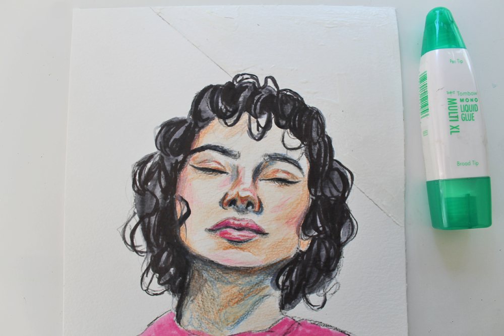 Learn how to create a Mixed Media Sketching piece using @tombowusa 's 1500 Colored Pencils, and Dual Brush Pens with this tutorial by @studiokatie 