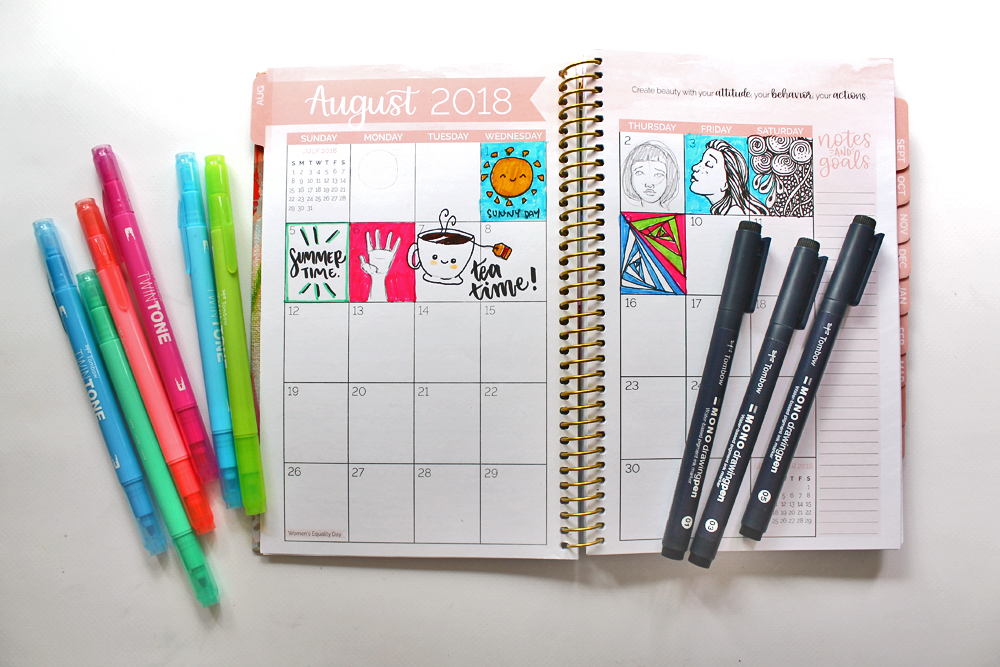 5 Tips for Sketching in Your Planner