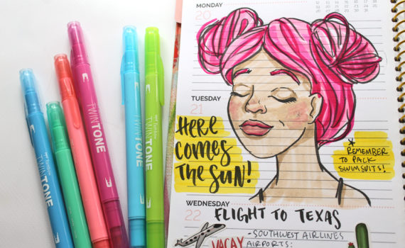 Mixed Media Sketching Using Colored Pencils - Tombow USA Blog