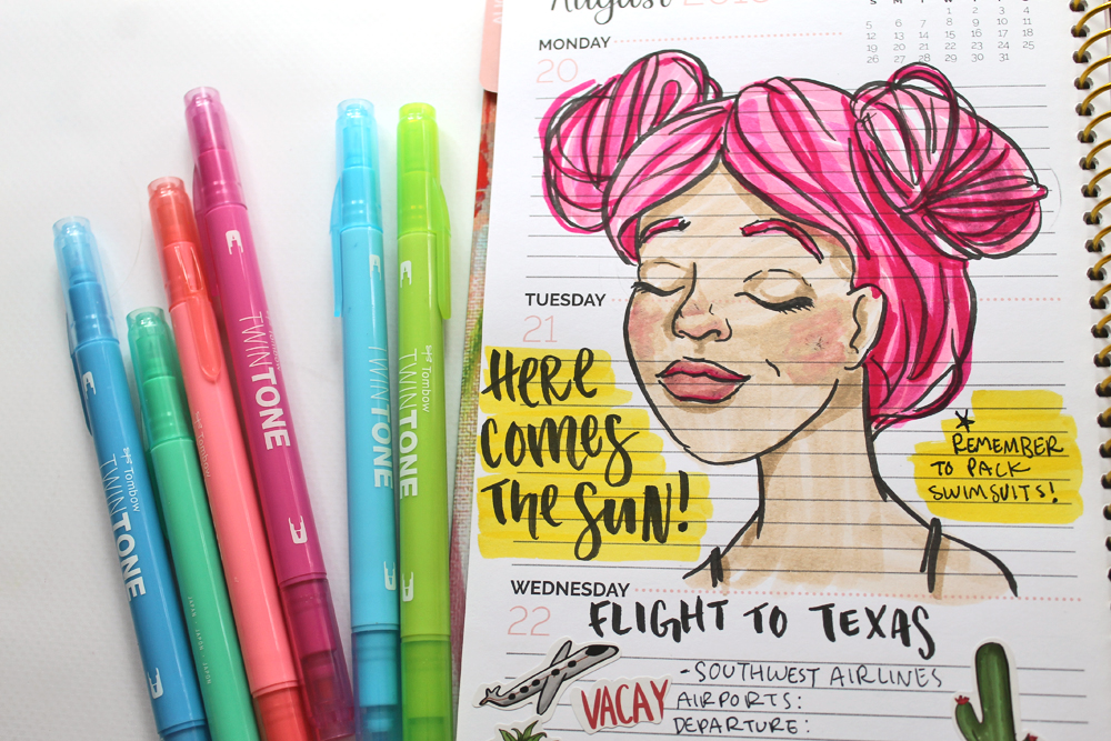 5 Tips for Sketching in Your Planner