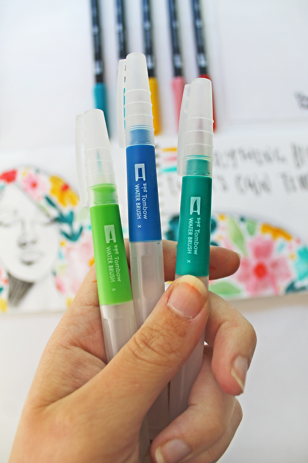 Ever wanted to work with water brushes? Read these 4 easy tips by @studio.katie on the @tombowusa blog! #tombowusa #waterbrush #watercolor