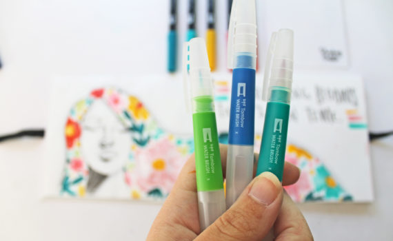 Tombow Fudenosuke: Hard-Tip vs. Soft-Tip - The Happy Ever Crafter